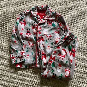 Carter's LIKE NEW unisex Christmas Santa pajamas, size 6
